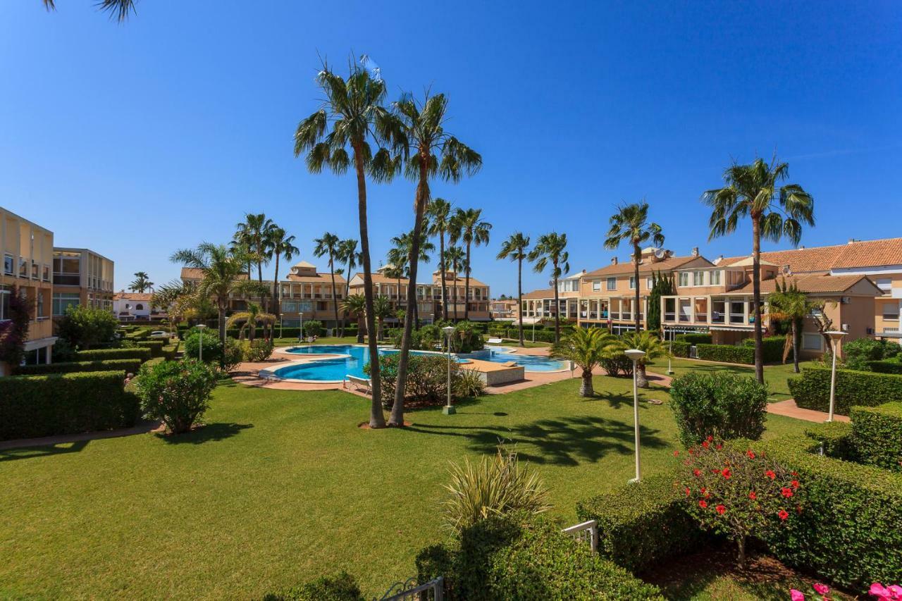 Apartamento Playa Con Piscina Y Terraza En Urbanizacion De Lujo Дения Экстерьер фото