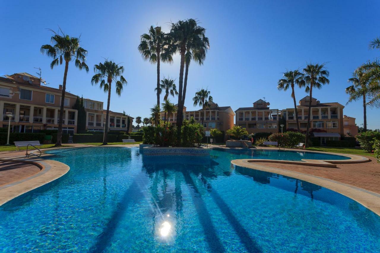 Apartamento Playa Con Piscina Y Terraza En Urbanizacion De Lujo Дения Экстерьер фото
