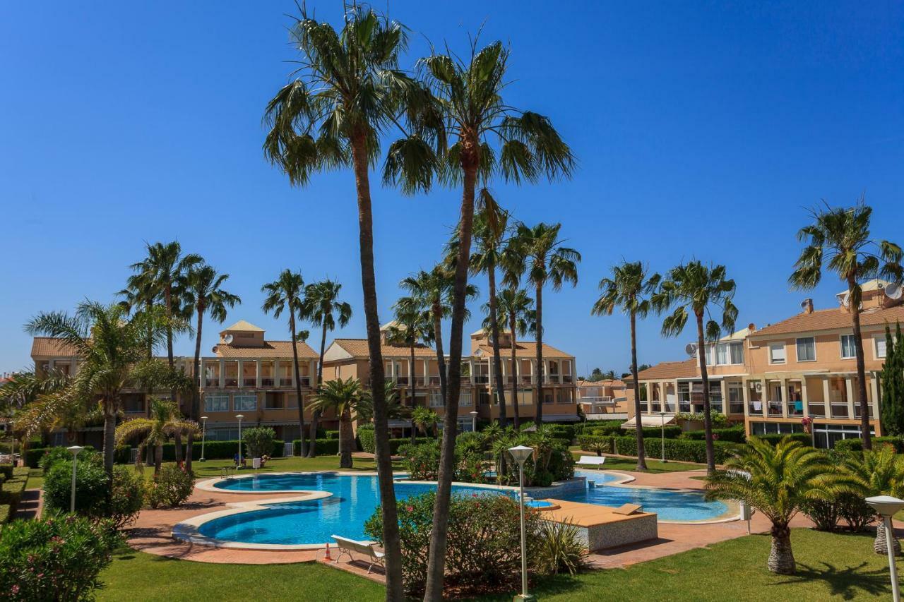 Apartamento Playa Con Piscina Y Terraza En Urbanizacion De Lujo Дения Экстерьер фото