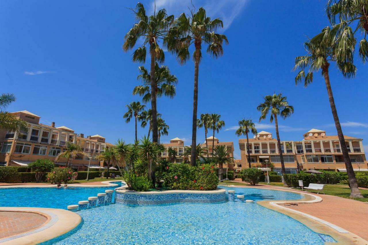Apartamento Playa Con Piscina Y Terraza En Urbanizacion De Lujo Дения Экстерьер фото