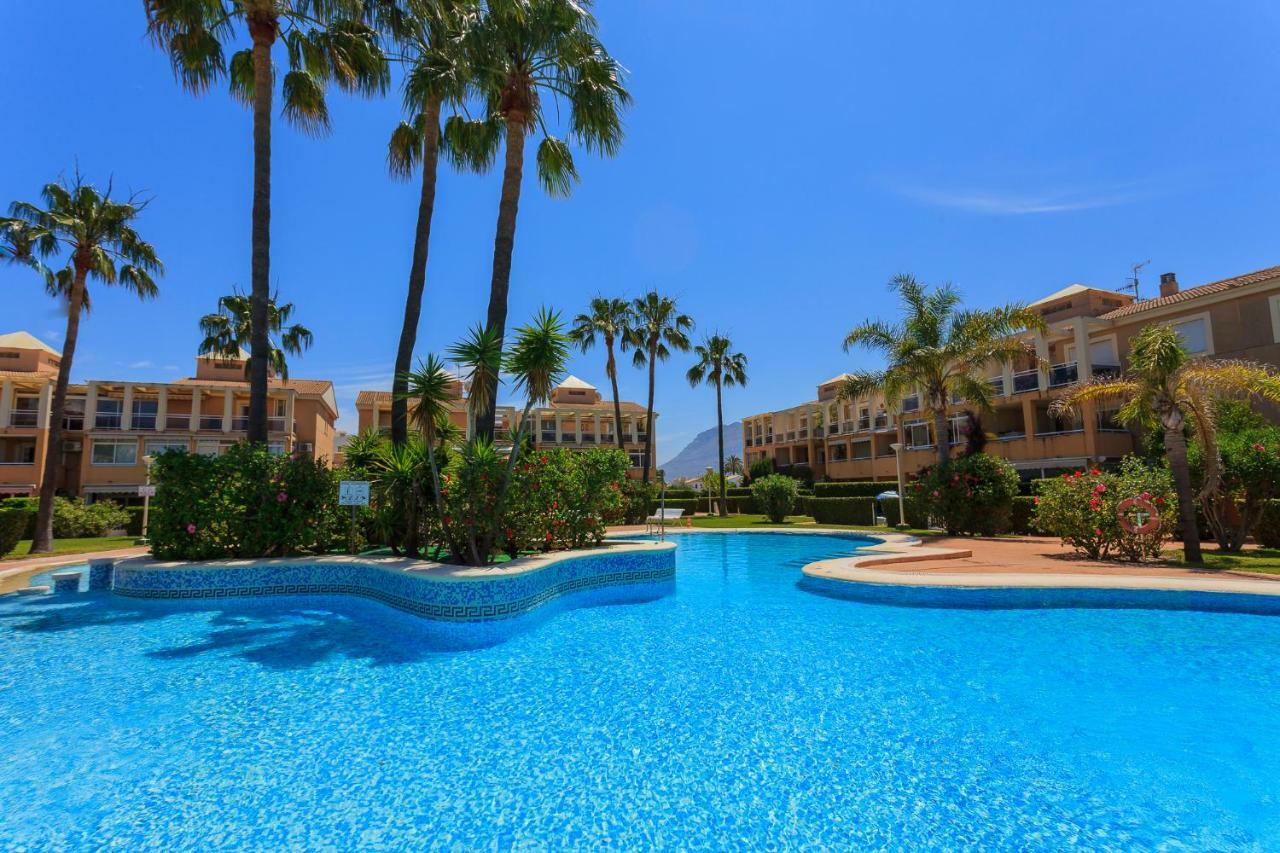 Apartamento Playa Con Piscina Y Terraza En Urbanizacion De Lujo Дения Экстерьер фото