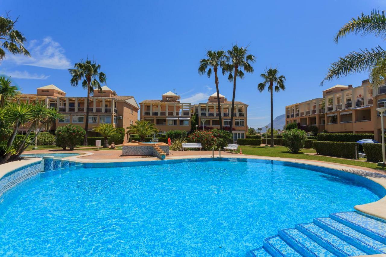 Apartamento Playa Con Piscina Y Terraza En Urbanizacion De Lujo Дения Экстерьер фото